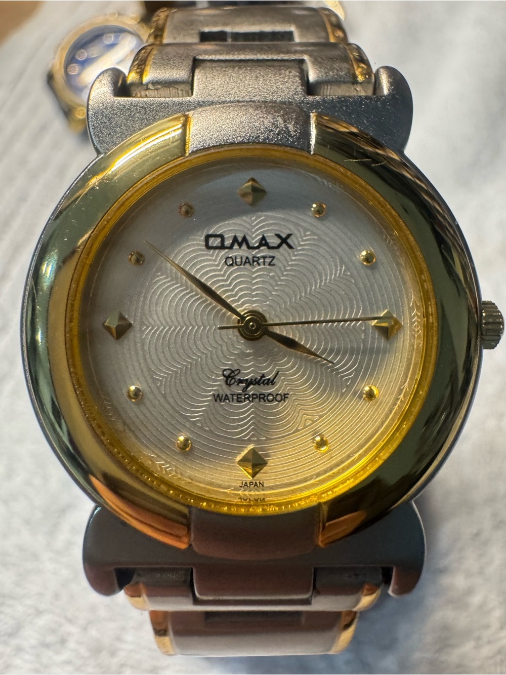 Two-Tone Gold and Silver Women's Quartz Watch